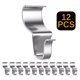 thumbnail image 4 of Speravity Clips para revestimiento de vinilo, 12 Uds., herramienta para colgar revestimiento sin perforaciones, fácil de usar, gancho resistente Artesanía, 4 of 6