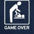 thumbnail image 3 of CafePress - New Daddy Game Over Diaper Duty Dark T Shirt - Men's Classic Graphic Cotton T-Shirt, 3 of 4