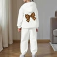 thumbnail image 6 of MEZZALL Girls Winter Outfits Sets Cozy Pullover Hoodie Joggers Sweatshirt Tops Hoodie Trousers Pants Bowknot Print Casual Two Piece Tracksuit Toddler Kids Birthday Long Sleeve Clothing Sets, 6 of 6