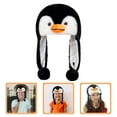 thumbnail image 2 of 1Set Cartoon Penguin Shape Plush Funny Beanies for Winter Performances and Photo Sessions, 2 of 8