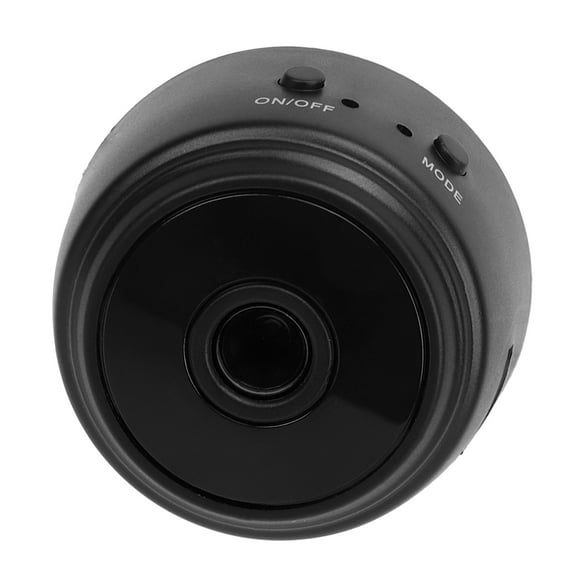 HD Cordless Camera, Mini Camera Magnetic Back Cover For Courtyard Black