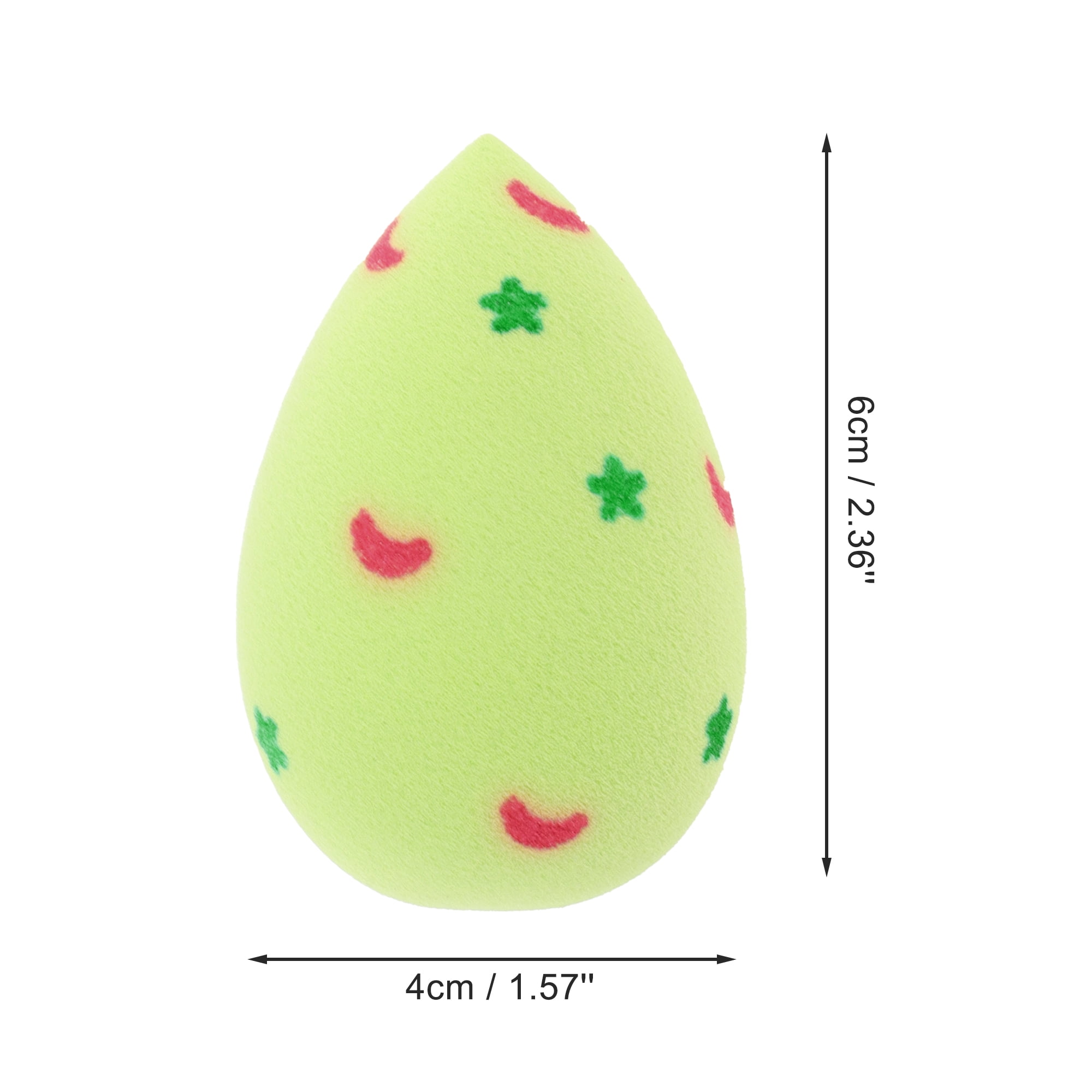 Unique Bargains 1 Pc Star Moon Face Makeup Sponge for Bedrooms Makeup Needs Green