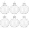 thumbnail image 2 of Plastic Candy Storage Container 6Pcs Leak-Proof Empty Bottles For Household Item Transparent Color Simple Storage Solution, 2 of 5