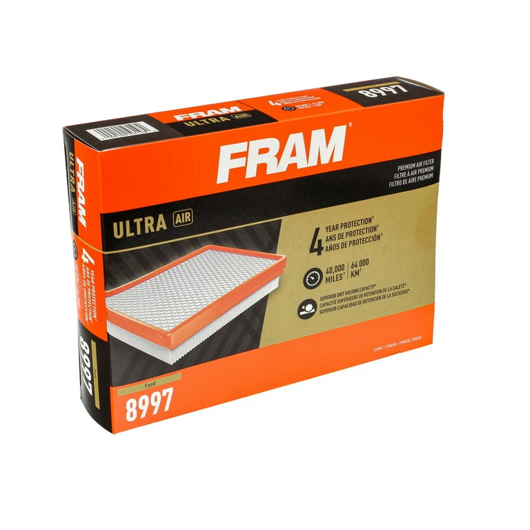 FRAM Ultra Air XGA8997, Premium Engine Air Filter, for Select Ford