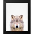 thumbnail image 2 of Tai Prints 12x14 Black Modern Framed Museum Art Print Titled - Wolf, 2 of 5