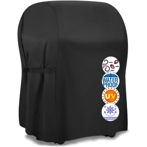 Housse BBQ Cover Grill Cover, 32-inch Heavy Duty Oxford Waterproof Windproof Resistant BBQ Gas Grill Cover for Outdoor Barbecue Fit Most Brands Weber, Brinkmann, Char Broil, Holland