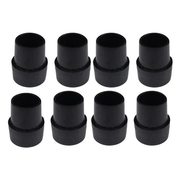 Fundas redondas para patas de trampolín, puntas de goma antideslizantes para patas de mesas y sillas de madera. 8 piezas