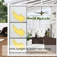 thumbnail image 7 of Sun Protection and Thermal Insulation Film, 8mm Aluminum Foil Insulation Film with Suction Cup, Anti-Peep Window Film for Sunroof Glass Doors, 7 of 7