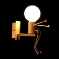 thumbnail image 5 of Lámpara de pared Vintage creativa Led Industrial Retro lámpara de pared soporte de hierro negro E27 interior Art Deco para Bar, 5 of 5