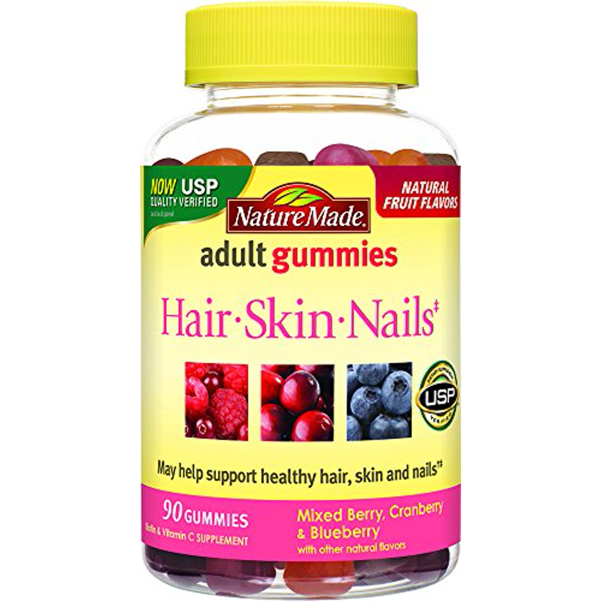 Nature Made Hair Skin Nails Adult Gummies 90 Ct Walmart Canada