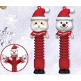 thumbnail image 4 of Paquete de 2 juguetes de tubos pop de Papá Noel para niños y adultos, herramientas sensoriales de tubería para aliviar el estrés y la ansiedad, juguetes estimulantes flexibles y geniales, ideales com, 4 of 4