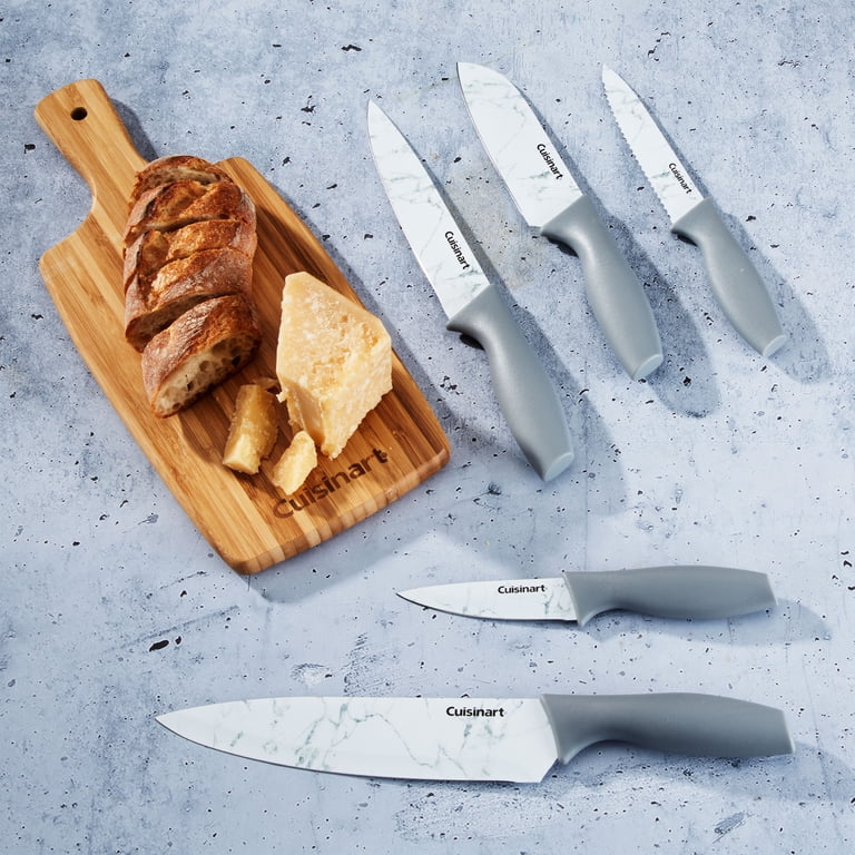 Cuisinart Advantage 11pc Cutlery & Cutting Board Set, Grey  Cuisinart Advantage 11-PC NonsTick Coated Knife Set + 1 Cutting Board main image 0