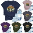 thumbnail image 5 of 60th Birthday Gift Shirts Vintage 1964 Shirt for Women Letter Print Retro Party Tops Short Sleeve Casual Tee, 5 of 5