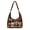 Beige Christmas Cat Dog Patchwork, variant on Christmas Snowman Quilted Hobo Purse for Women Crossbody Bag Shoulder Tote with Adjustable Strap, Large Capacity, Quilted Polyester, Holiday Gathering, Work, Gift for Wife
