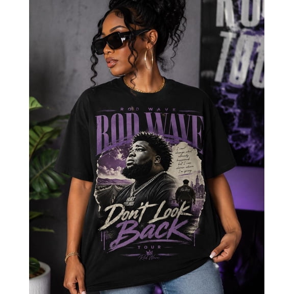 Rod Wave Don't Look Back Tour T-shirt, Rapper Graphic Tee