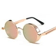 thumbnail image 3 of Retro Steampunk Round Sunglasses Women Men Round Glasses Retro Metal Frame/#13, 3 of 4