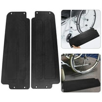 NICERIO 2Pcs Wheelchair Safety Guard Black ABS Electric Wheelchair Parts Prevent Accidents