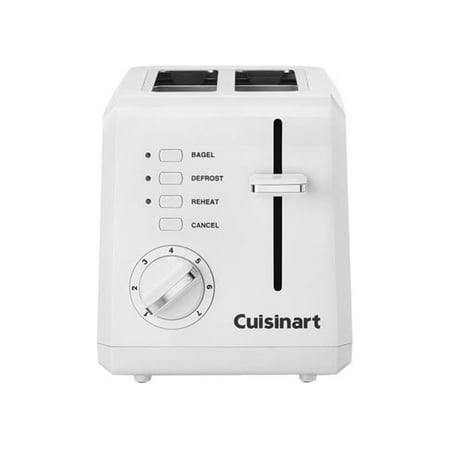 UPC 086279046819 product image for Cuisinart Plastic Compact 2 Slice White Toaster | upcitemdb.com