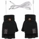 thumbnail image 1 of cámping Guantes eléctricos con calefacción USB manoplas ajustables de 2 lados para ciclismo esquí negro JShteea  El nuevo, 1 of 3