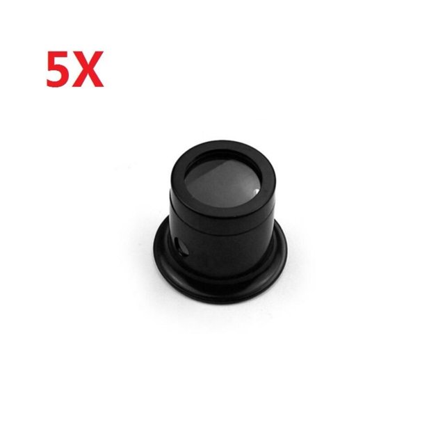 Herramienta de lupa de reloj de joyería, lente de aumento Monocular portátil para relojeros, 3X, 5X, 10X, 15X, 20X