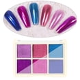 thumbnail image 3 of Polvo de uñas de 6 colores, s de uñas holográficos, polvos de uñas holográficos sólidos de uñas iridiscentes con brillo de uñas, para arte de - 06 Baoblaze Brillo de uñas holográfico, 3 of 8