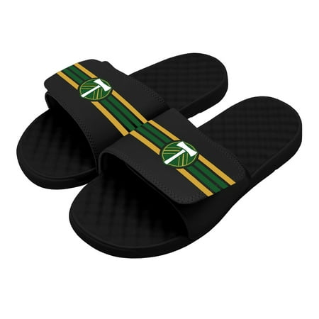 

Youth ISlide Black Portland Timbers Stripe Slide Sandals