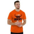 thumbnail image 3 of I Like Big Bucks Funny Hunting Men's Big & Tall Crewneck Graphic Tee Brisco Brands 2X, 3 of 5