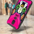 thumbnail image 2 of DALUX V Hybrid Kickstand Holster Phone Case Compatible with Cricket Icon 3 / Splendor / AT&T Motivate 2 (2021) - Pink Sugar Boston Terrier, 2 of 3