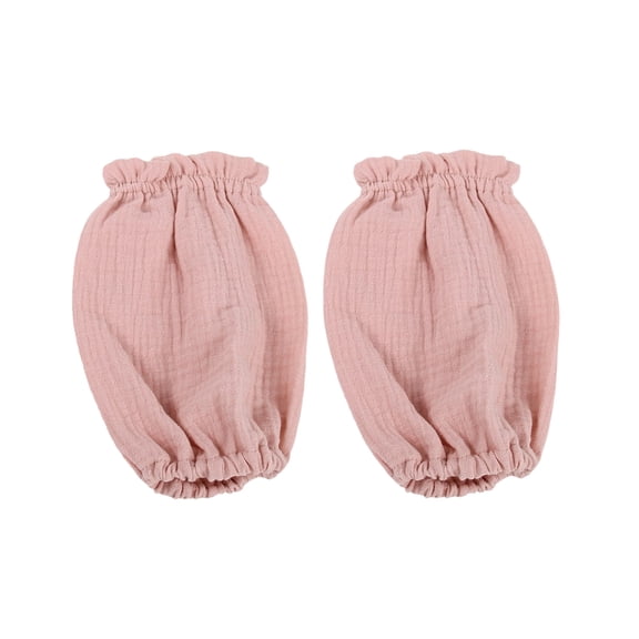 Soft Cotton Baby Arm Sleeves Elastic Cuffs Simple on Off Design Protective Sleeve Covers Toddler Sleeve Protectors Pair