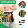 thumbnail image 4 of Yayeee Waist Apron with Pockets for Cooking Waterproof Half Server Aprons, Red Colorful Flowers with Dots, 4 of 7