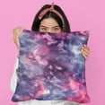 thumbnail image 4 of Plutus Purple Pink Fureal Animal Faux Fur Luxury Throw Pillow - Double sided 16" x 16", 4 of 5