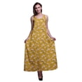 thumbnail image 1 of Bimba Rayon Floral Ladies Printed Backless Spaghetti Strap Long Maxi Evening Party Dress-XXX-Large, 1 of 1