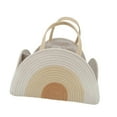thumbnail image 4 of Organizador de pañales para bebé, cesta de almacenamiento para guardería, compartimentado, ligero Blanco Amarillo Naranja, 4 of 9