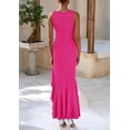 thumbnail image 3 of PRETTYGARDEN Wedding Guest Dresses for Women Summer Formal Gala Maxi Dress Ruffle Mermaid Cocktail Long Dresses, 3 of 8