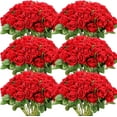 thumbnail image 1 of 50 Pcs Artificial Rose Flower Realistic Silk Roses with Stem Bouquet of Flowers Plastic Flowers Real Looking Fake Roses for Home Wedding Centerpieces Party Decorations (White), 1 of 6