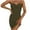 Army Green, variant on Birdeem Womens Fashion Slim High Stretch Wool Knit Tube Top Dress