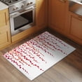 thumbnail image 2 of Entryway Rug 2'x3', Red Polka Dots Small Rug for Kitchen Bathroom Door Mat Indoor Entrance, Vintage Abstract Art Watercolor Non-Slip Area Rugs Floor Mats Carpet Front Door Rugs, 2 of 8