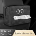 thumbnail image 2 of Caja de papel de gamuza para pañuelos de coche, soporte para colgar en el respaldo del asiento, accesorios para BAIC Senova X25 X35 X55 X65 Beijing BJ20 EV5 BJ40 X7, 2 of 5