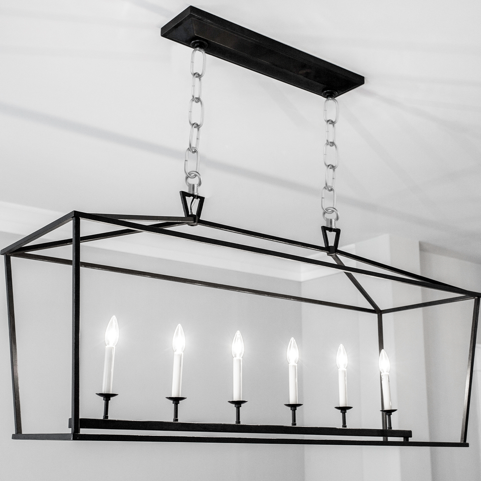 Uxcell 6 ft Light Fixture Chain Metal Looping Link Up to 110 lbs Gold Tone