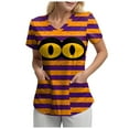 thumbnail image 6 of Godom Halloween Shirts for Women Basic Print Graphic T Shirt Fall Halloween Party Tee Tops, 6 of 6