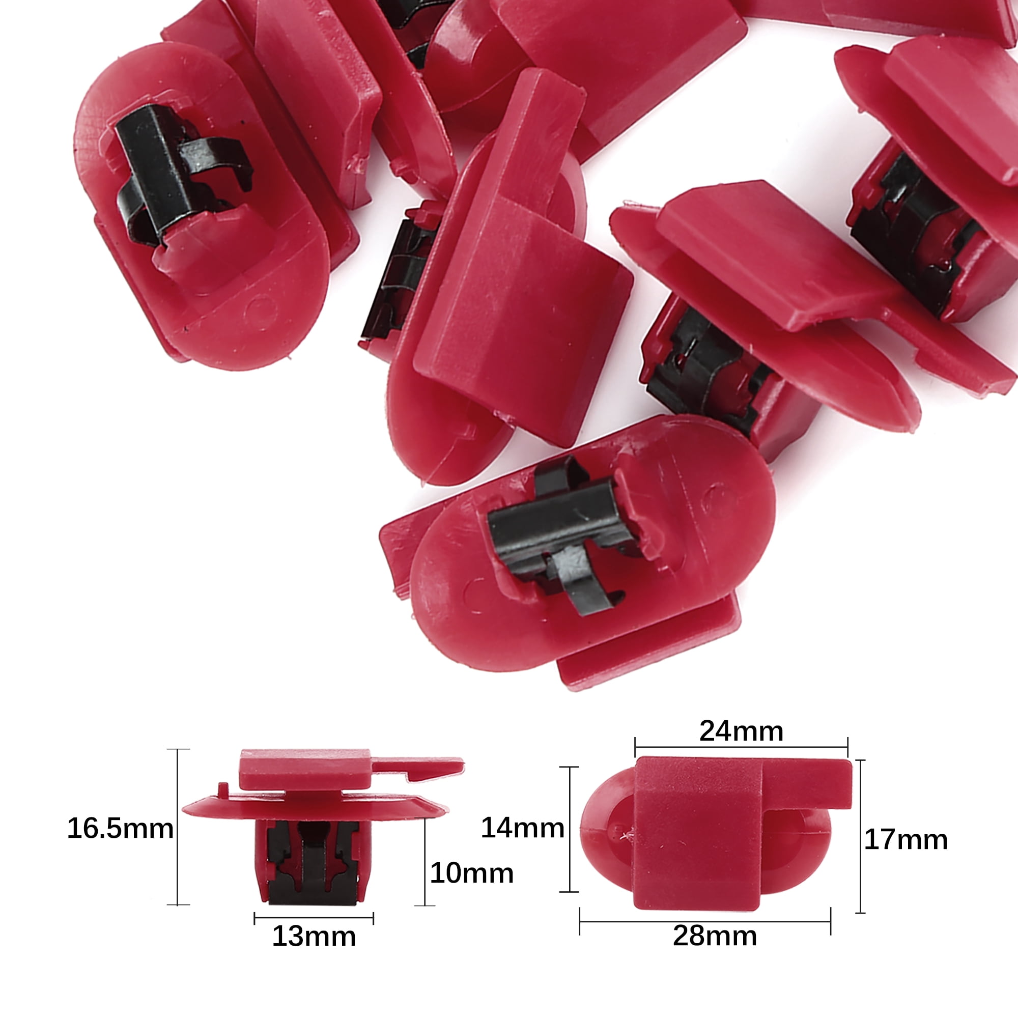 Unique Bargains 10 Pcs Plastic Rivet Bumper Fender Fastener Clips Retainer for GM 11547026