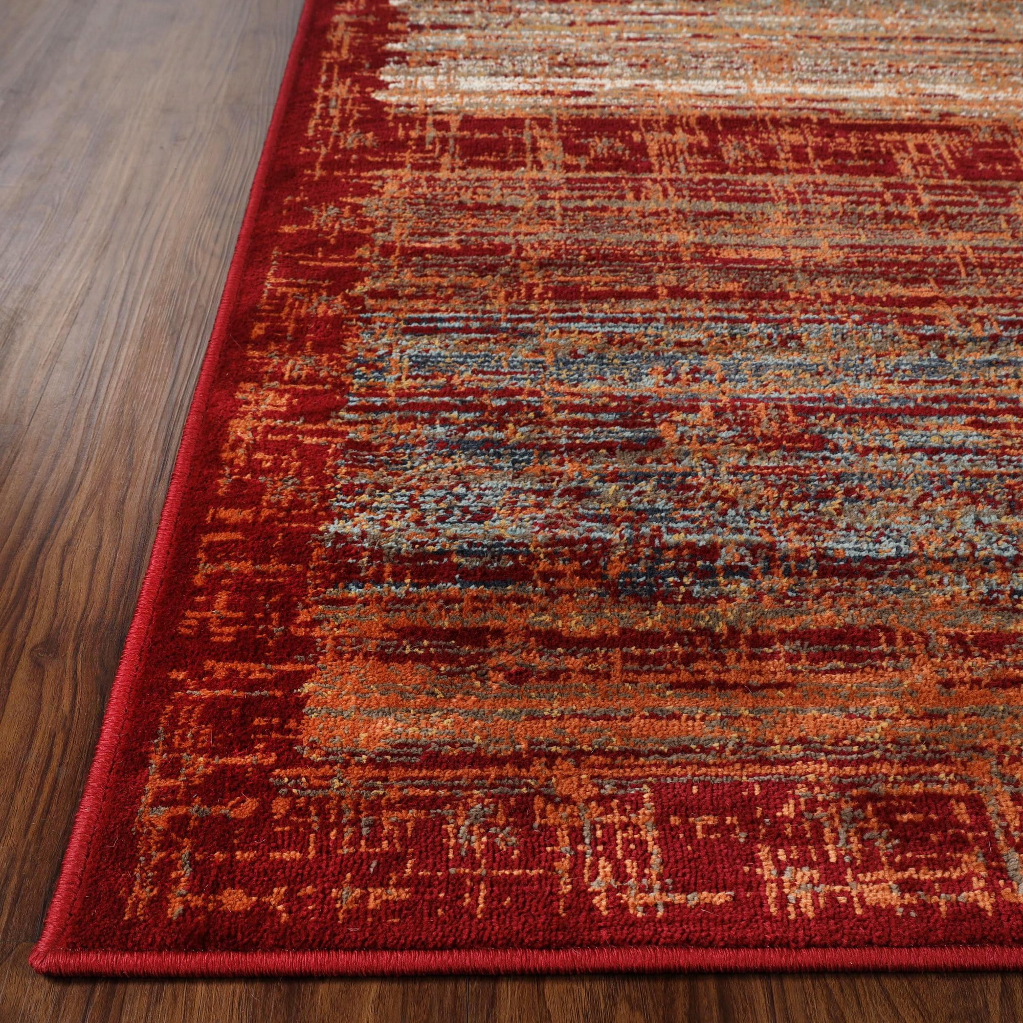 Superior Vista Artistic Vintage Indoor Runner Rug, 2' 7" x 8', Brown