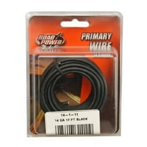 Coleman Cable 17 ft. 14 Ga. Primary Wire Black