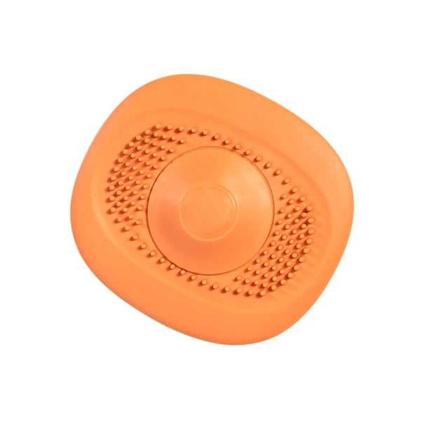 Moyic Filtro de fregadero antiobstrucción colador de desagüe de cocina TPR lavabo de baño Flexible colector de pelo, verde Suministros de limpieza para el hogar Naranja Moyic HA006921-04