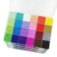 thumbnail image 2 of Yeacher 24000PCS 2mm 24 Colors R-ainbow DIY Multicolors Ball Beads for Crafting String Present Gift, 2 of 8
