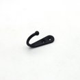 thumbnail image 5 of Paquete de 5 ganchos negros para colgar en la pared con 10 tornillos, gancho para bata de una sola punta, ganchos de pared de metal pesado con 2 agujeros para colgar toallas, 5 of 5