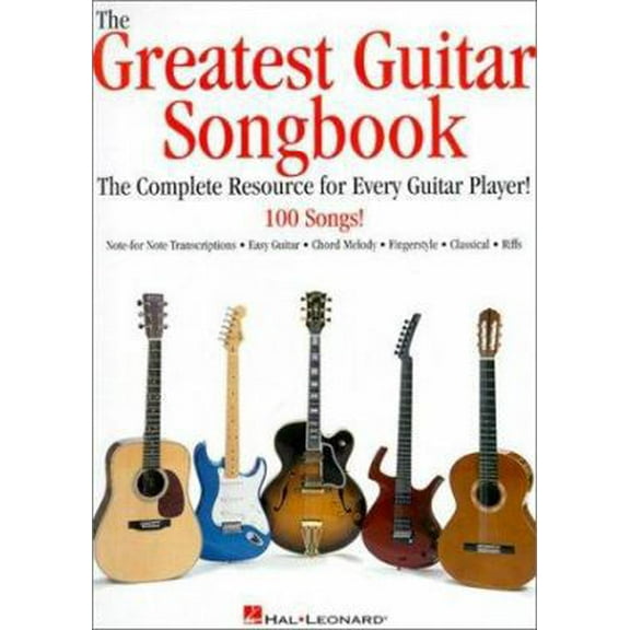 Pre-Owned The Greatest Guitar Songbook (Paperback) 0634000179 9780634000171