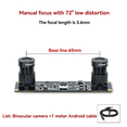 thumbnail image 2 of Global Shutter Synchronization Dual USB Camera Module 4MP 3840x1080 High Frame Rate 60fps with 72 Degree Lens/3.6mm, 2 of 7