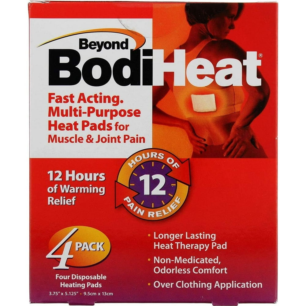 Beyond BodiHeat Disposable Heating Pads, 4 count