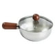 thumbnail image 4 of Cacerola profesional de acero inoxidable, olla para calentar leche, con tapa, para hervir, Plata, 4 of 9